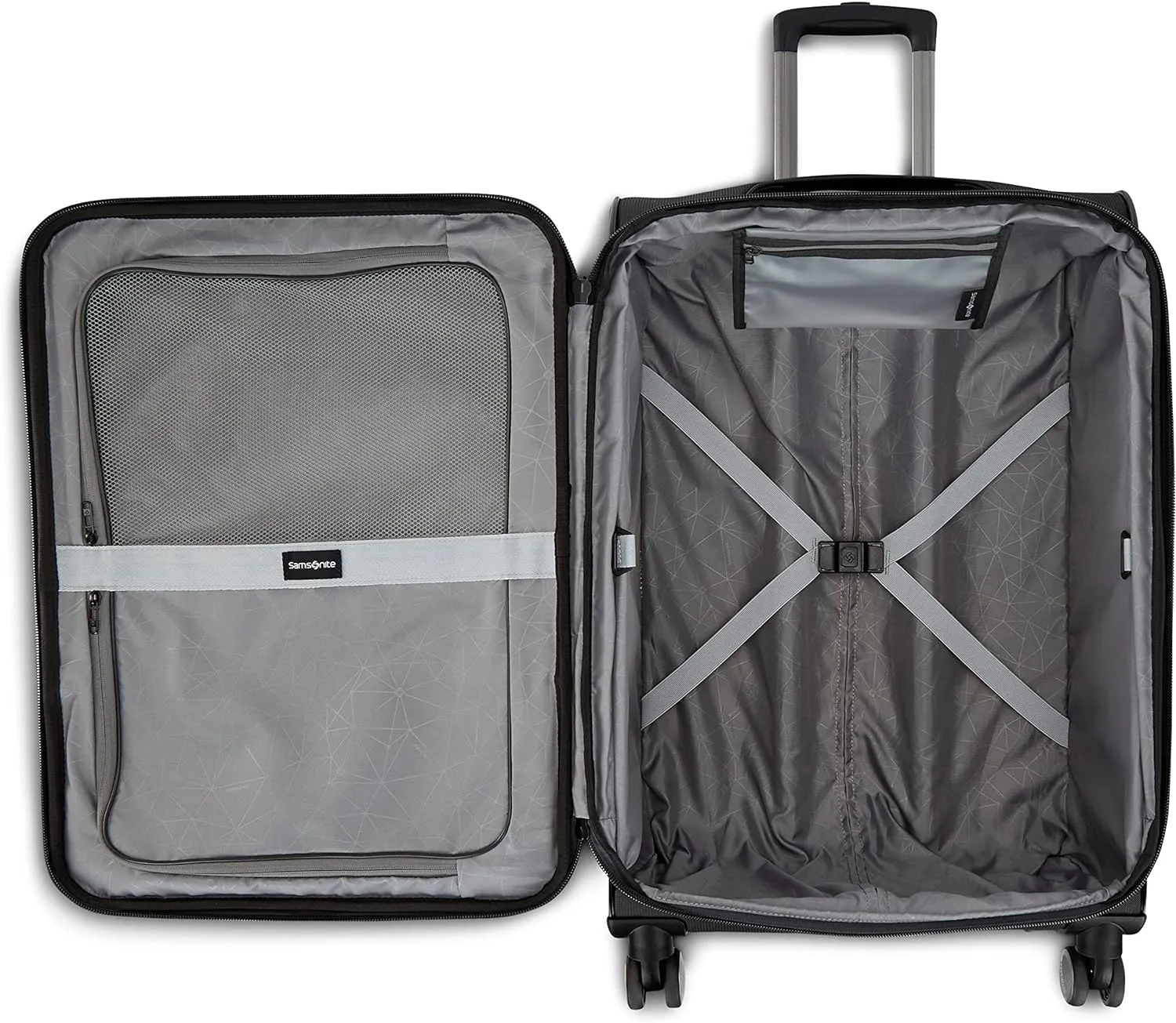 Samsonite Ascella 3.0 Softside Expandable Luggage with Spinner Wheels, CO EXP Spinner, Black