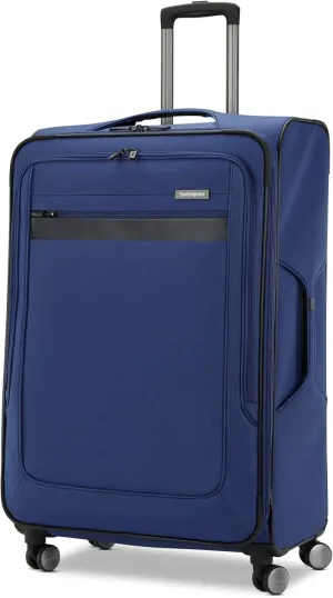 Samsonite Ascella 3.0 Softside Expandable Luggage with Spinner Wheels, Large Exp Spinner, Sapphire Blue