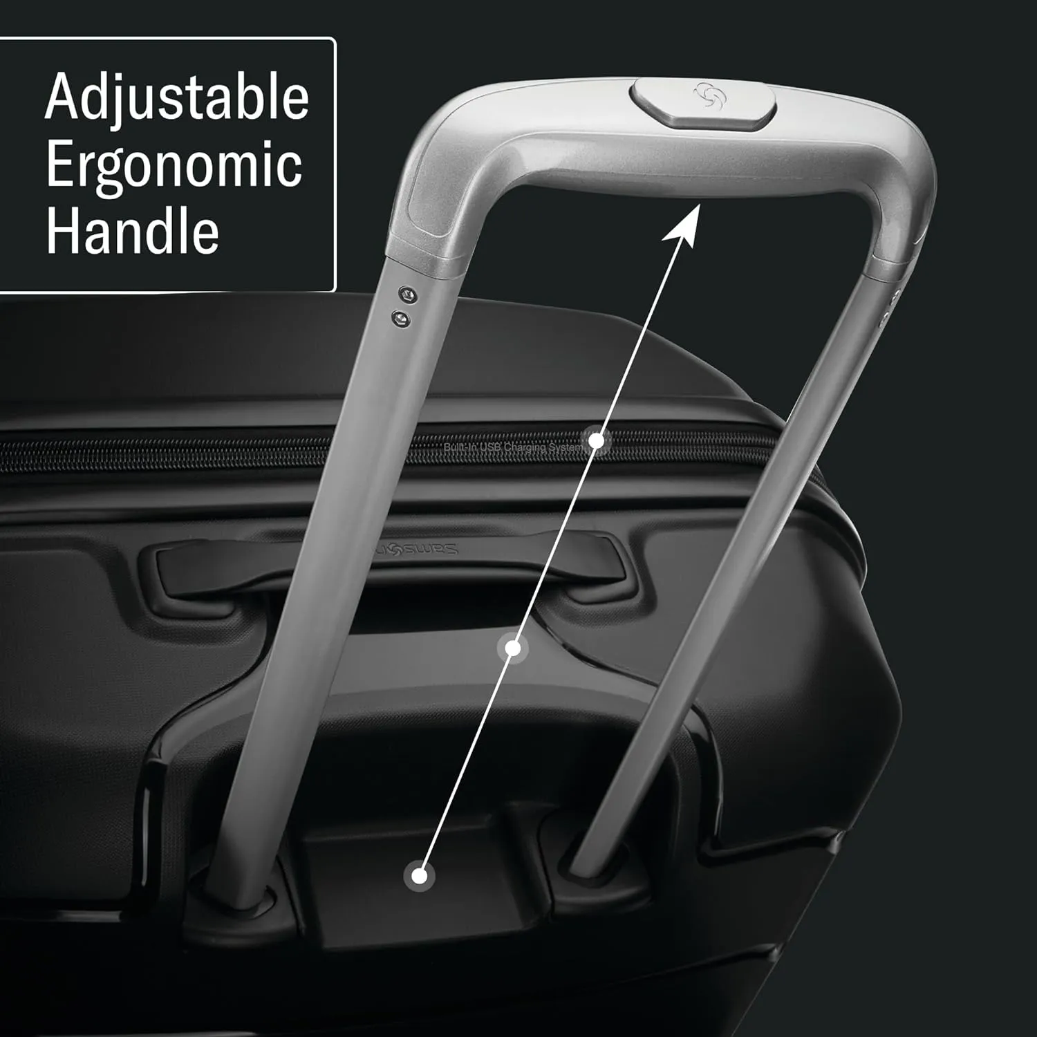 Samsonite Freeform Hardside Expandable with Double Spinner Wheels, Sage Green, Checked-Medium 24-Inch