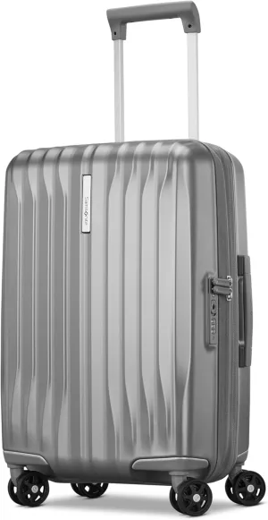 Samsonite UpLIFT 19" Lightweight Hardside Carry-On Luggage with Spinner Wheels - Expandable - Airline-Approved, Polycarbonate Hard Suitcase for Ultra Lightweight Travel - Silver Shimmer