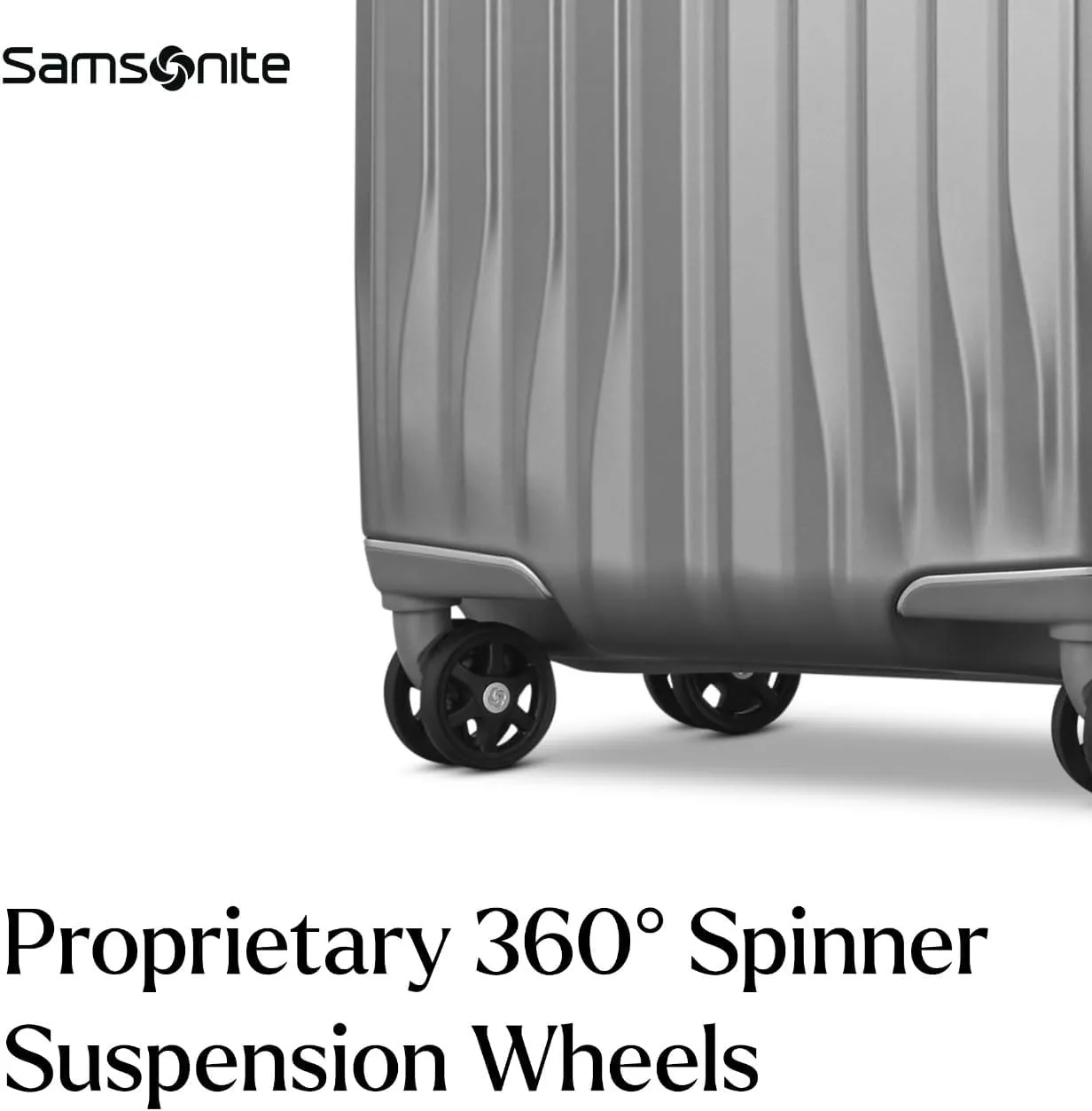 Samsonite UpLIFT 19" Lightweight Hardside Carry-On Luggage with Spinner Wheels - Expandable - Airline-Approved, Polycarbonate Hard Suitcase for Ultra Lightweight Travel - Silver Shimmer