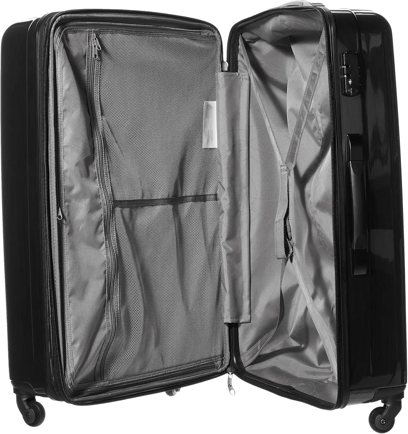 Samsonite Winfield 2 Hardside Expandable Luggage with Spinner Wheels, Brushed Anthracite, Checked-Large 28-Inch
