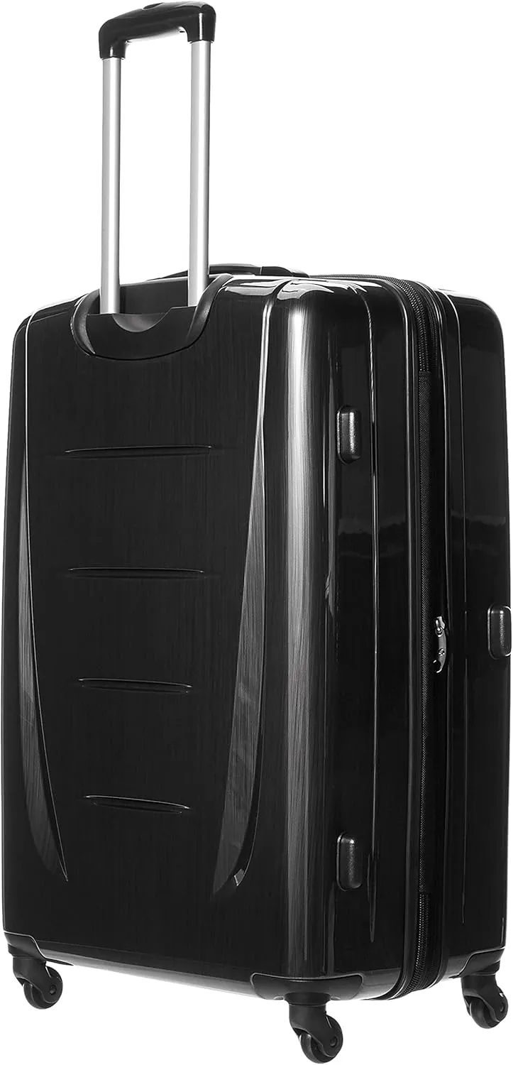 Samsonite Winfield 2 Hardside Expandable Luggage with Spinner Wheels, Brushed Anthracite, Checked-Large 28-Inch