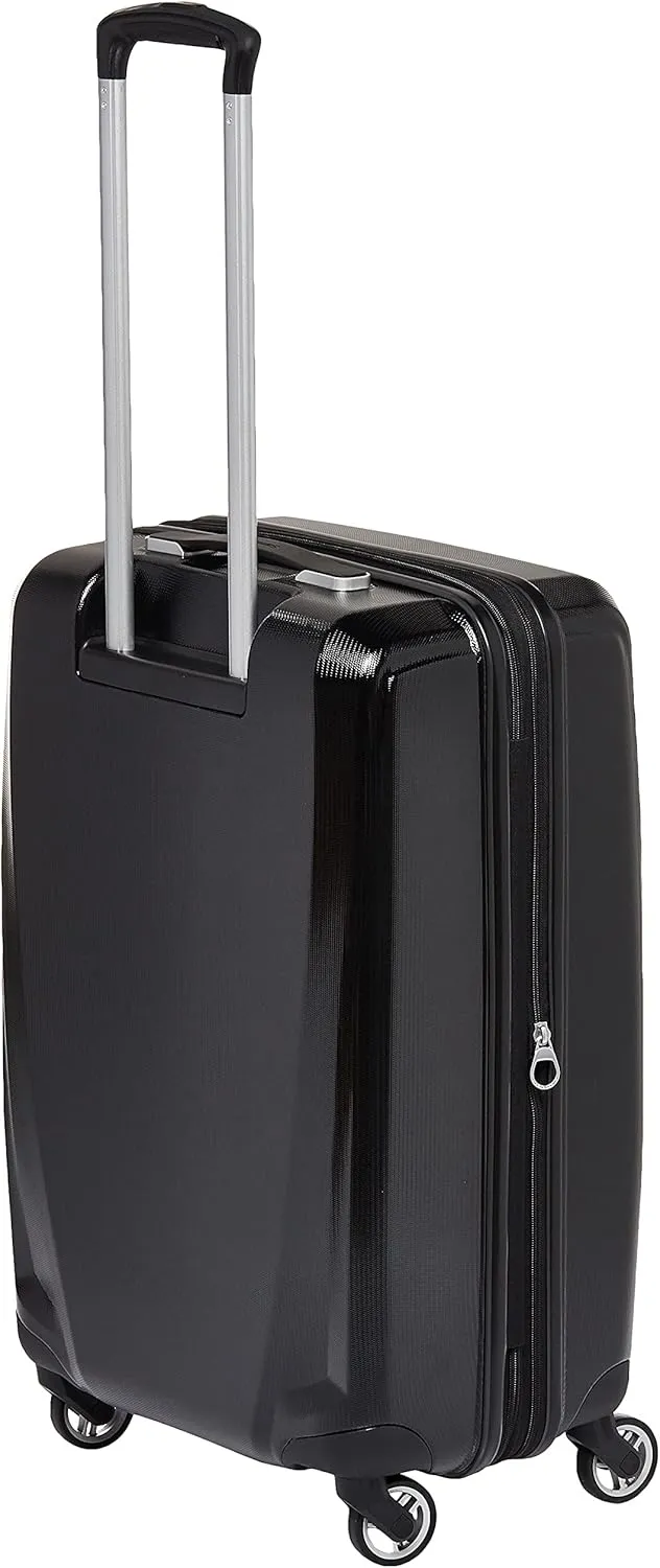 Samsonite Winfield 3 DLX Hardside Expandable Luggage with Spinners, Black, 3-Piece Set (20/25/28)