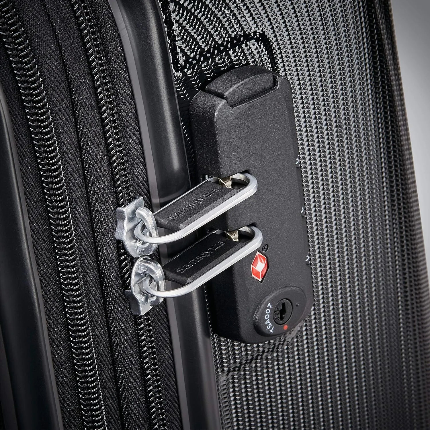 Samsonite Winfield 3 DLX Hardside Expandable Luggage with Spinners, Black, Carry-On 20-Inch