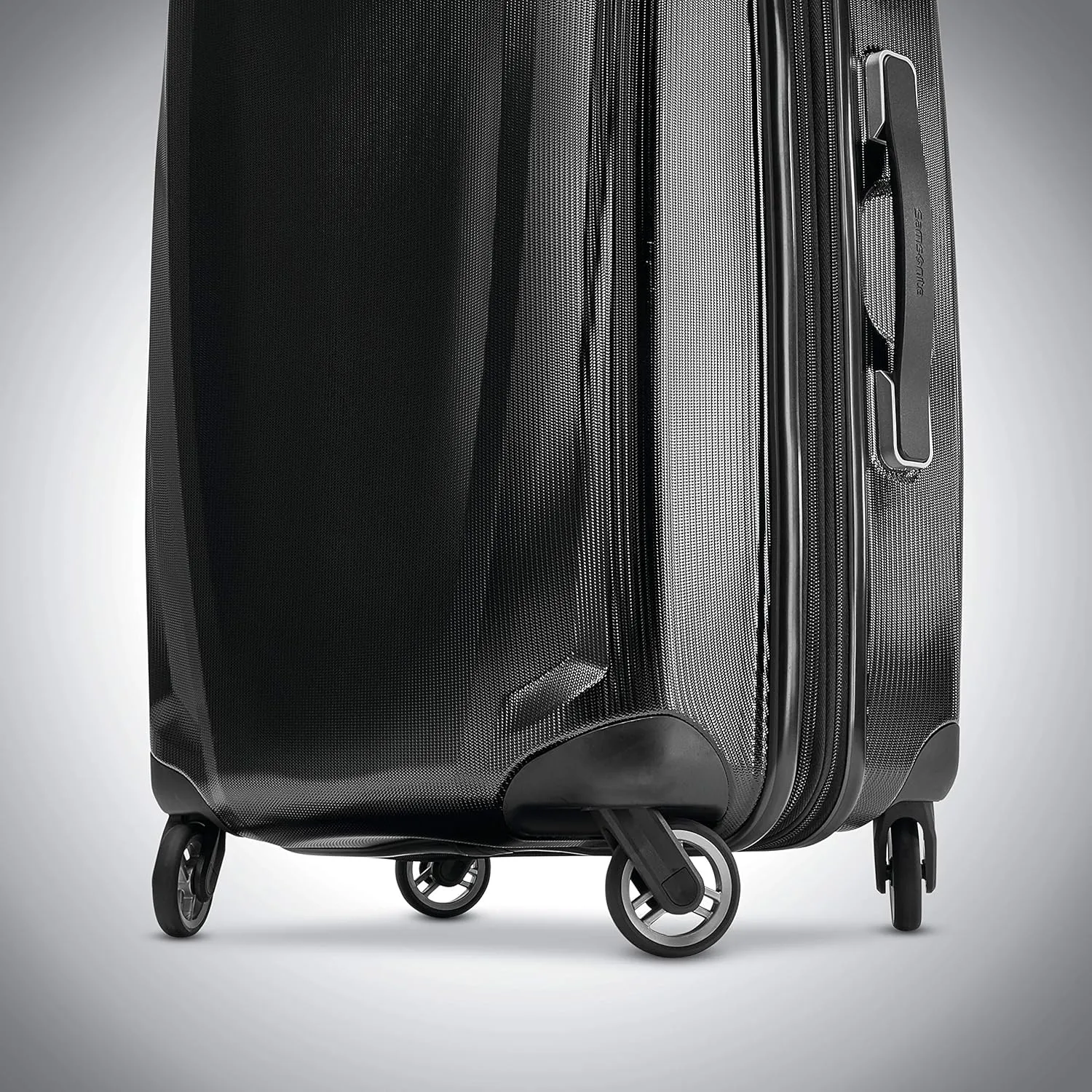 Samsonite Winfield 3 DLX Hardside Expandable Luggage with Spinners, Black, Carry-On 20-Inch