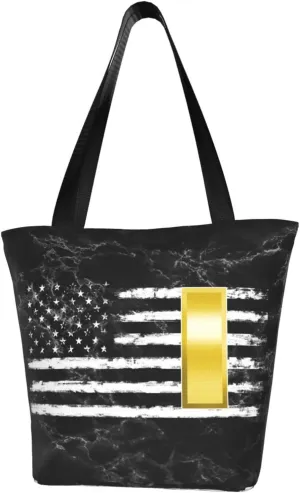 Second Lieutenant America Flag Fashion Shoulder Bag Large Capacity For Man Or Woman