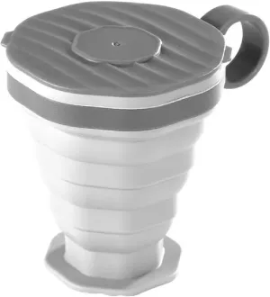 SEDLAV Silicone Collapsible Travel Water Cup - Expandable and Reusable Mug for Camping, Hiking, and Travel