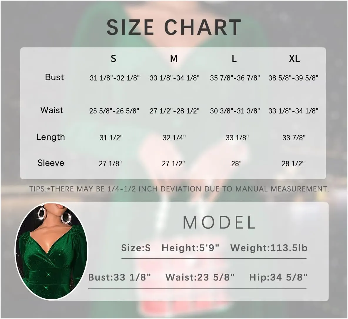 Sexyasasii Womens Wrap V Neck Long Sleeve Velvet Glitter A Line Cocktail Party Swing Fit and Flare Skater Mini Dress