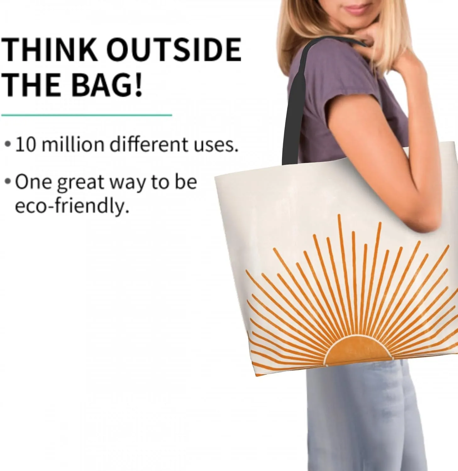 Shoulder Bag Large Reusable Eco-friendly Shopping Bags Portable Storage Handbag