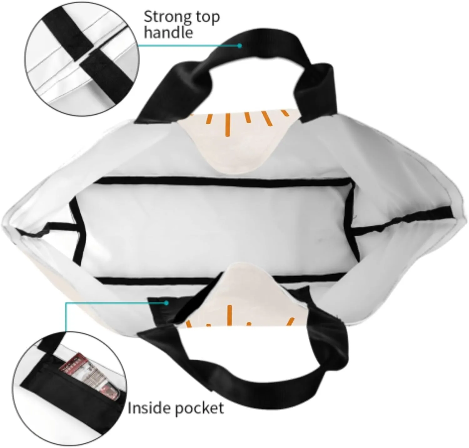 Shoulder Bag Large Reusable Eco-friendly Shopping Bags Portable Storage Handbag