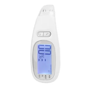 Skin Hydration Tester Facial Analyzer Water Oil Meter Home Travel Beauty Salon White