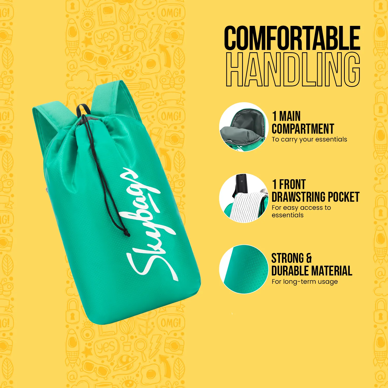 Skybags STRING DAYPACK 02 (E) TEAL