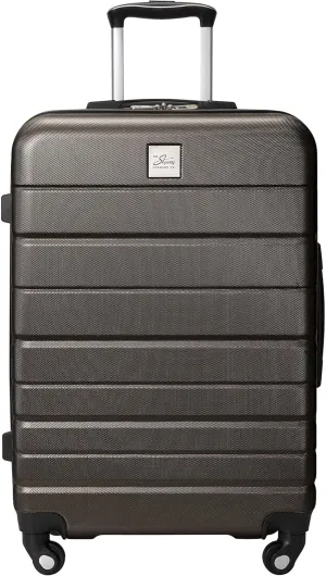 Skyway Epic 2.0 Hardside Lightweight and Durable ABS Shell Luggage, Spacious with Dual Spinning Wheels, Comfort Grip and Expandable, Men and Women