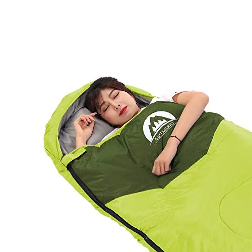 Sleeping Bag 3 Seasons-Warm & Cool Weather-Lightweight,Waterproof