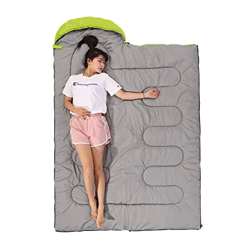 Sleeping Bag 3 Seasons-Warm & Cool Weather-Lightweight,Waterproof