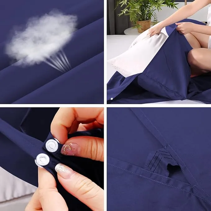 Sleeping Bag Liner Travel Camping Sheet, Lightweight Portable Sleeping Sheets for Outdoor Travel Backpacking Hiking Picnics Hotels