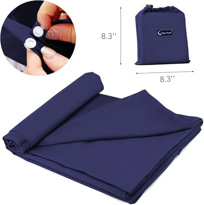 Sleeping Bag Liner Travel Camping Sheet, Lightweight Portable Sleeping Sheets for Outdoor Travel Backpacking Hiking Picnics Hotels