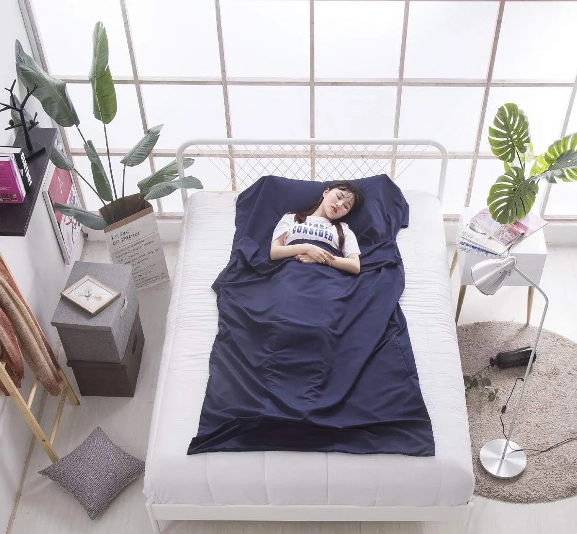 Sleeping Bag Liner Travel Sheets for Hotel Camping Sheets Travel Bed Sheets for Hotel Lightweight Single &Double Compact Sleeping Bag Sack Breathable Travel Sleeping Bag for Hotels Adult Compact Sacks