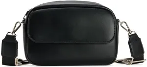 Small Crossbody Purse for Women, Vegan Leather Shoulder Bag with Adjustable Strap, Lightweight & Stylish (Black)