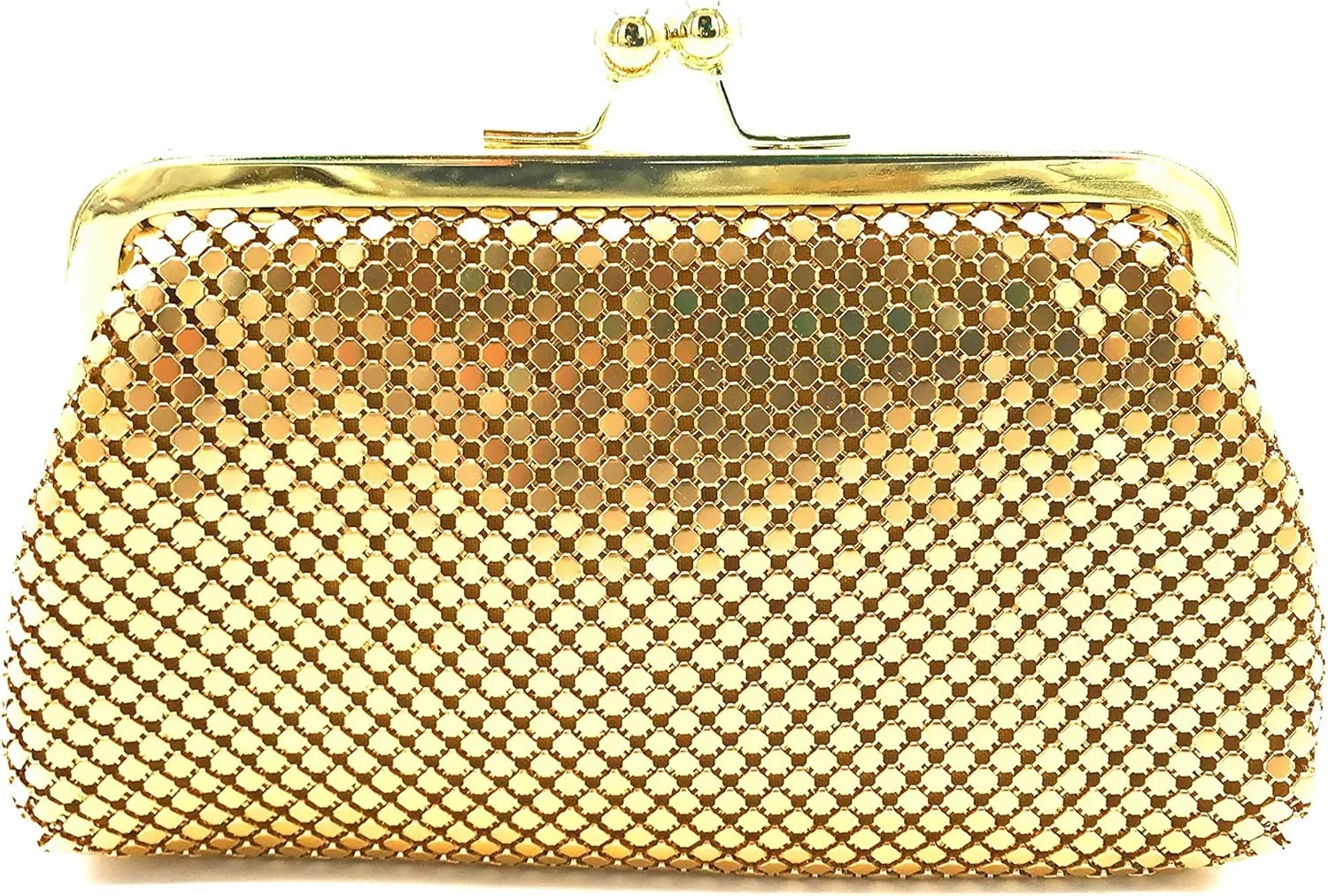 Small Women Clutch Metal Mesh Evening Purse for Party prom Wedding