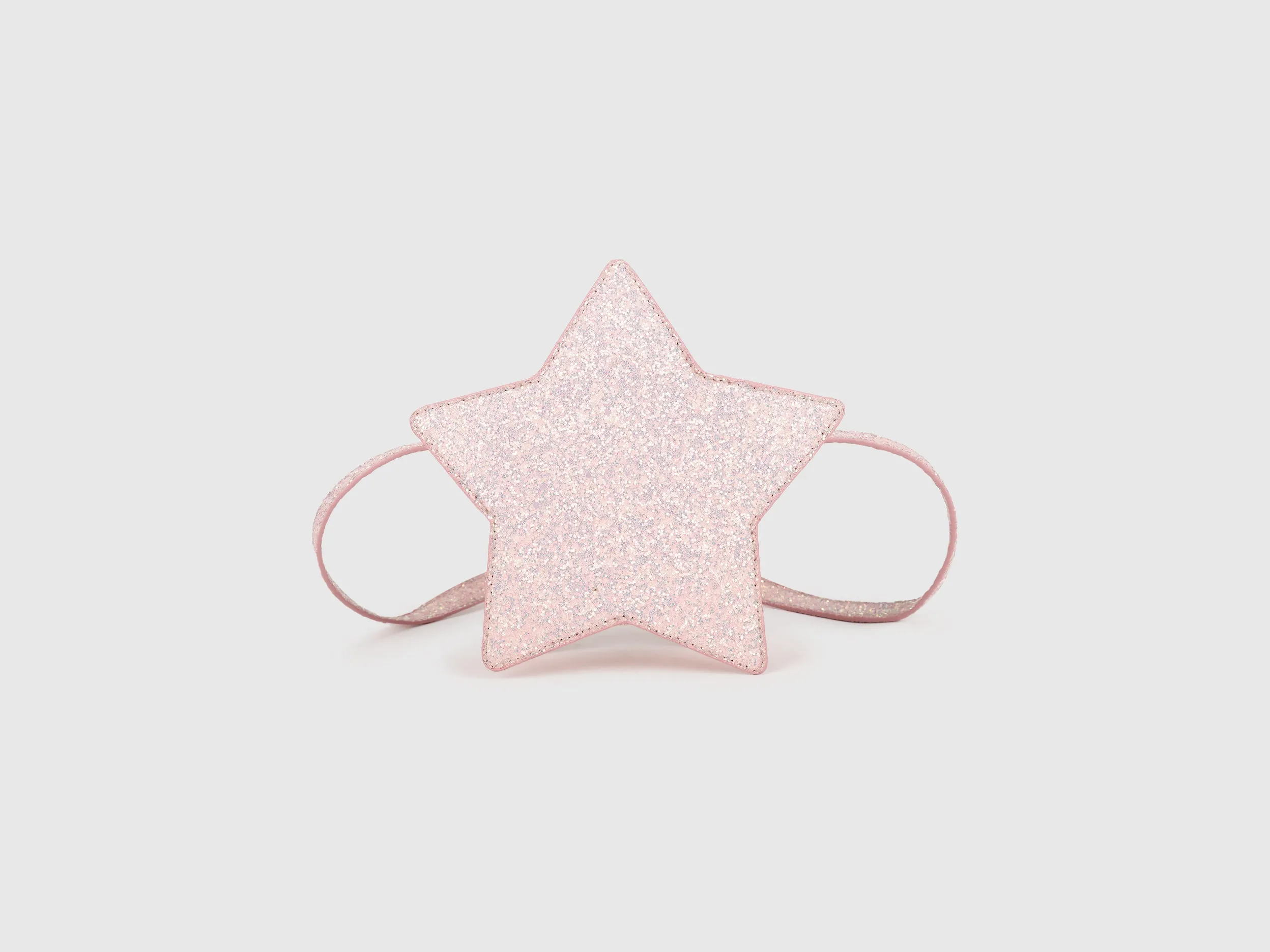 Solid Glitter Star-Shaped Sling Bag