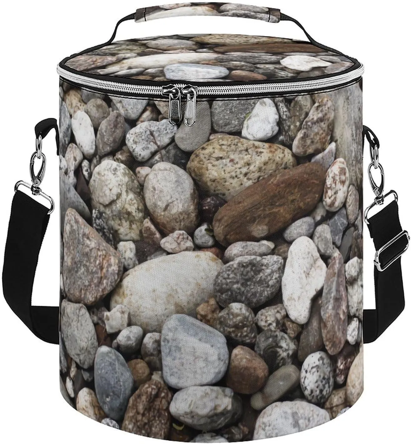 Southwest Canyons Diamon Large Capacity Cylindrical Camping Ice Pack, Stylish Handheld Ice Pack