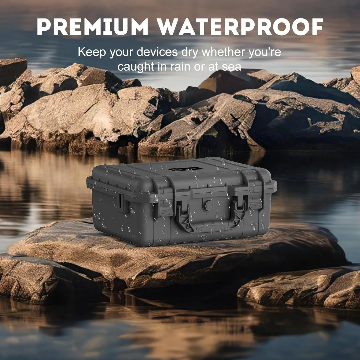 Starlink Mini Case, Carrying Travel Hard Case, Waterproof Protective Organizer Bag for Starlink Mini Accessories
