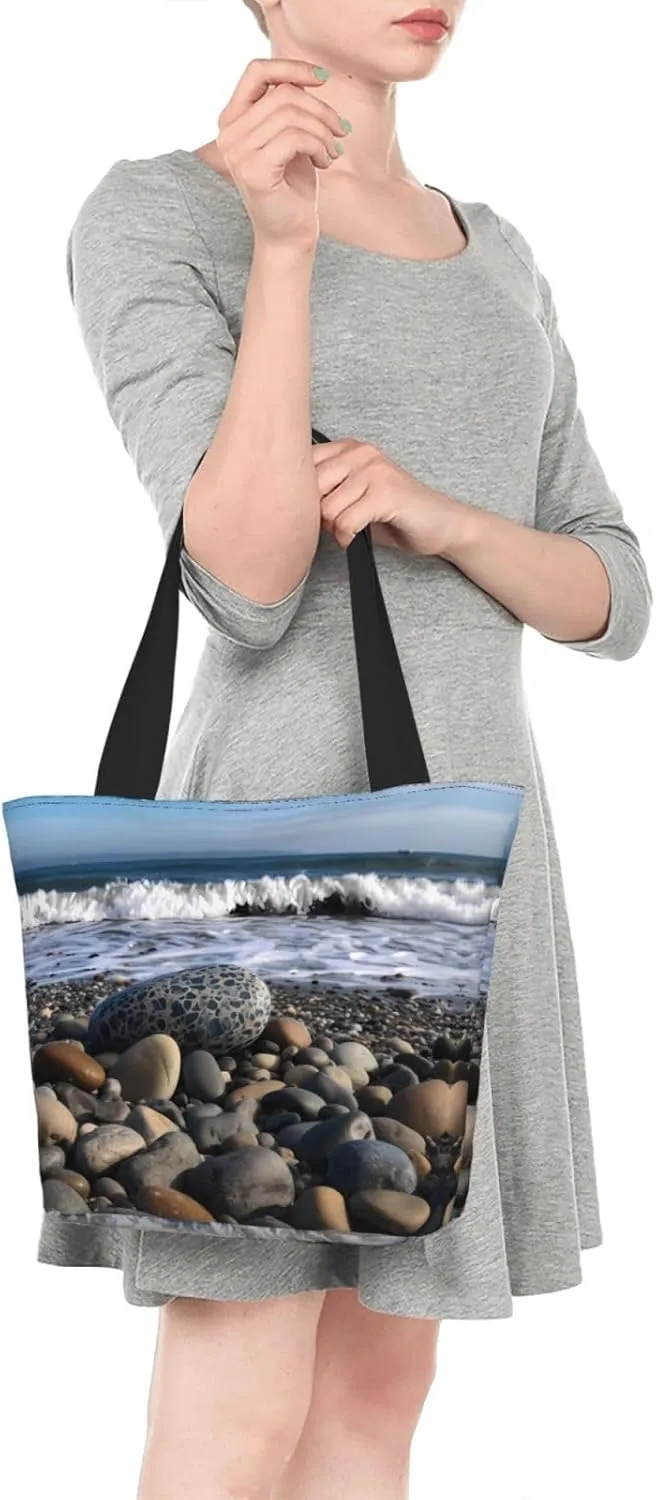 Strawberry Printed Fashionable Large Handbag And Shoulder Bag, Suitable For Various Daily Use