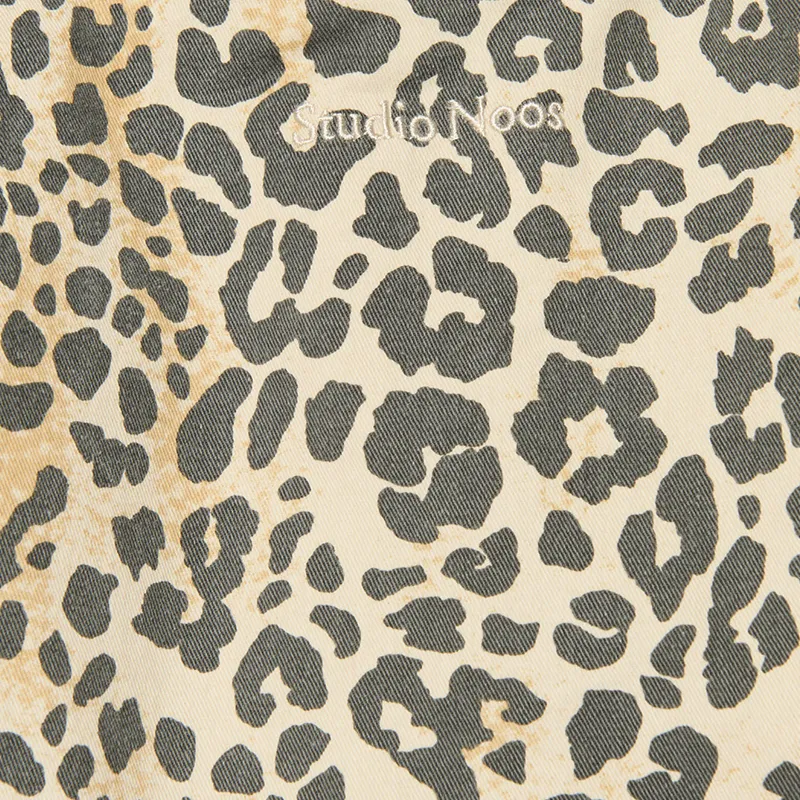 Studio Noos tote bag 'Mom Bag' Soft Cotton Leopard