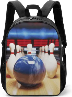 Stylish Backpack, Bowling Print Durable Backpack Travel Backpack Hiking Backpack Ergonomic Backpack Comfortable Backpack