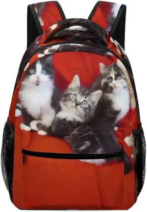 Stylish Backpack, Cat Print Durable Backpack Travel Backpack Hiking Backpack Ergonomic Backpack Comfortable Backpack