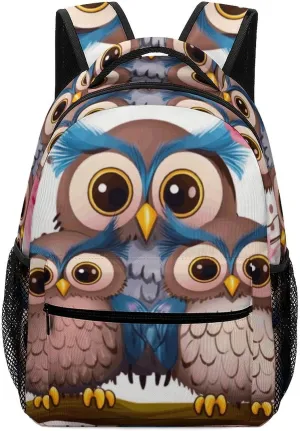 Stylish Backpack, Cute Owls Print Durable Backpack Travel Backpack Hiking Backpack Ergonomic Backpack Comfortable Backpack