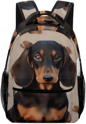 Stylish Backpack, Dachshund Dog Print Durable Backpack Travel Backpack Hiking Backpack Ergonomic Backpack Comfortable Backpack