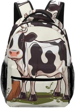 Stylish Backpack, Dairy Cow Print Durable Backpack Travel Backpack Hiking Backpack Ergonomic Backpack Comfortable Backpack