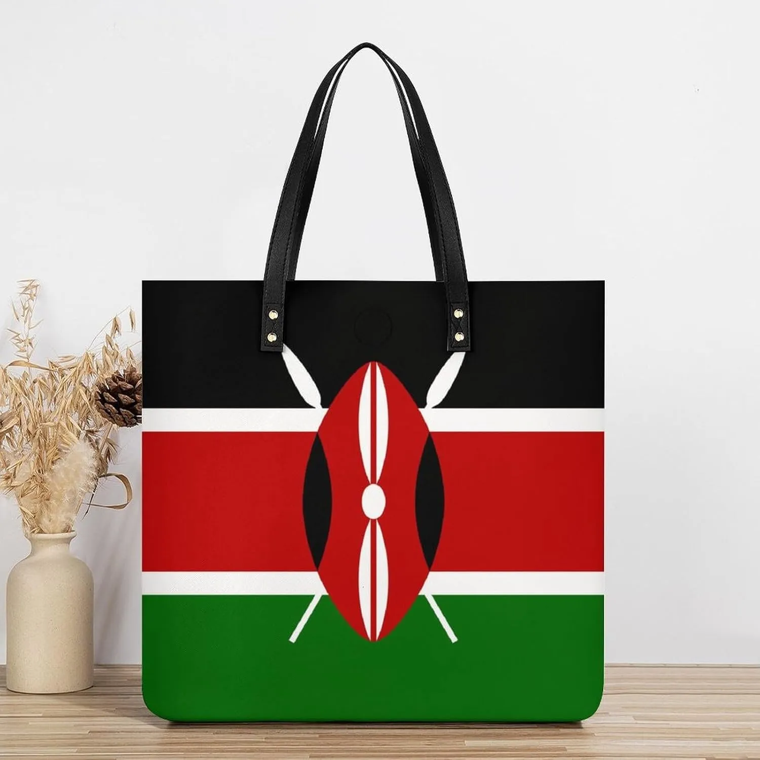 Stylish Jamaican Flag Women's Shoulder Bag Large Capacity Tote Handbag for Everyday Essentials