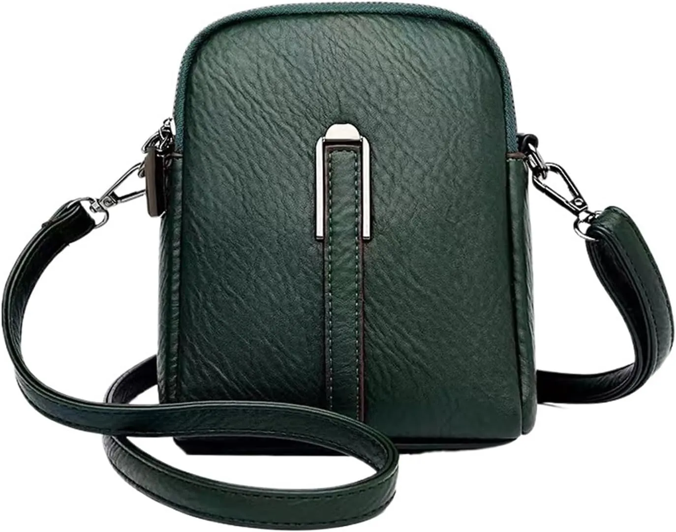 Summer Phone Bag Women's Oil Wax Cowhide Leather Crossbody Bag Fashionable and Casual Shoulder Bagladies' Small