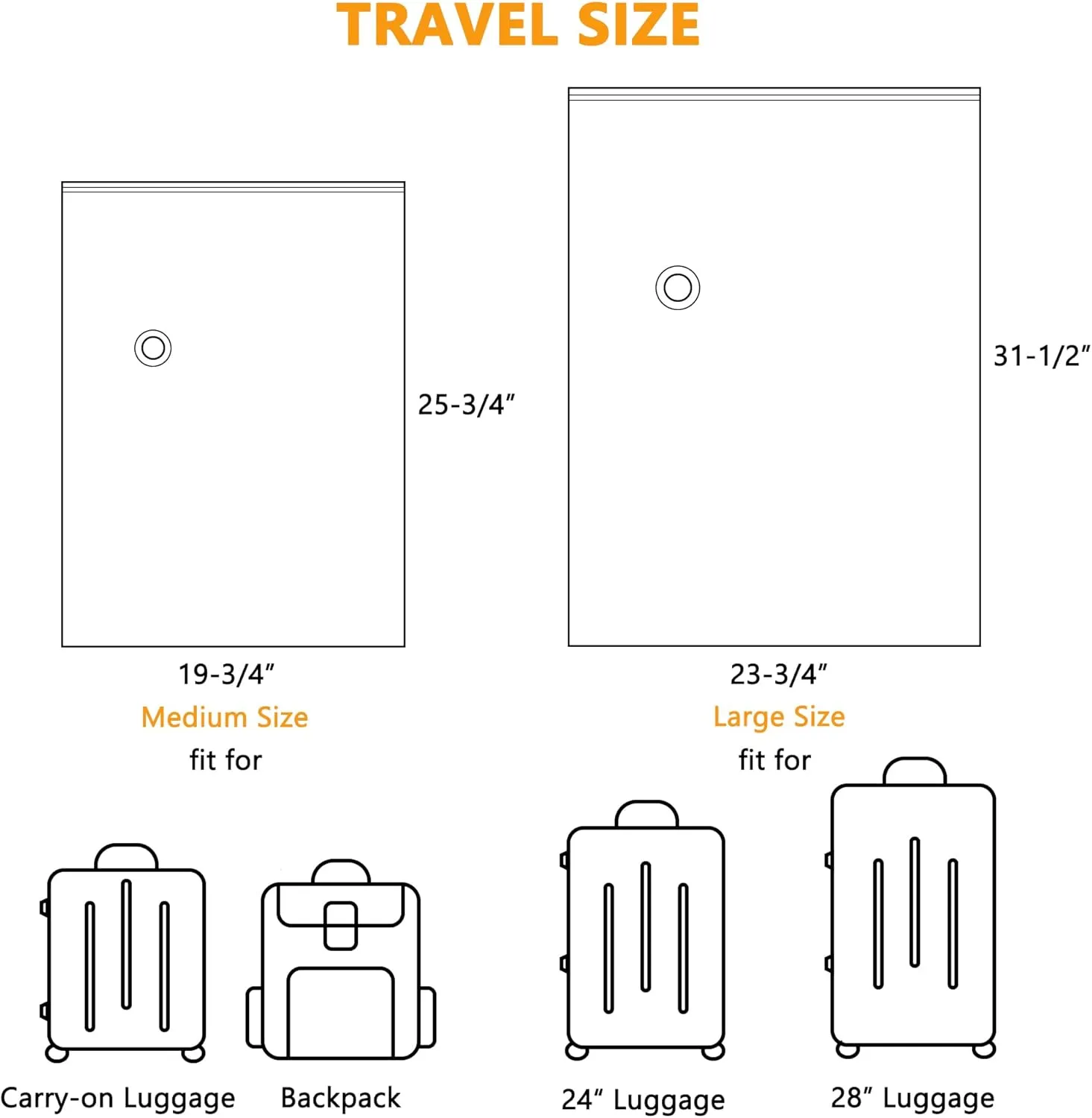 SUOCO Travel Vacuum Bags for Luggage and Backpack, 12 Combo (6L/6M) Reusable Compression Bags with Wireless Electric Pump, Packing Seal Space Saver Storage for Clothing, Carry on Suitcase