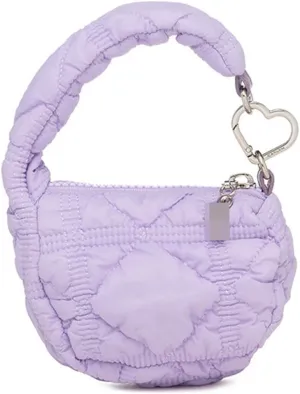 Super Mini Quilted Bag Puffer Wristlet Clutch Purse Nylon Padded Women's Handbags Evening Bag Charm Lipstick bag