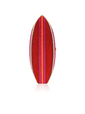 Super Tubes Surf Board Clutch - Champagne Fire Multi