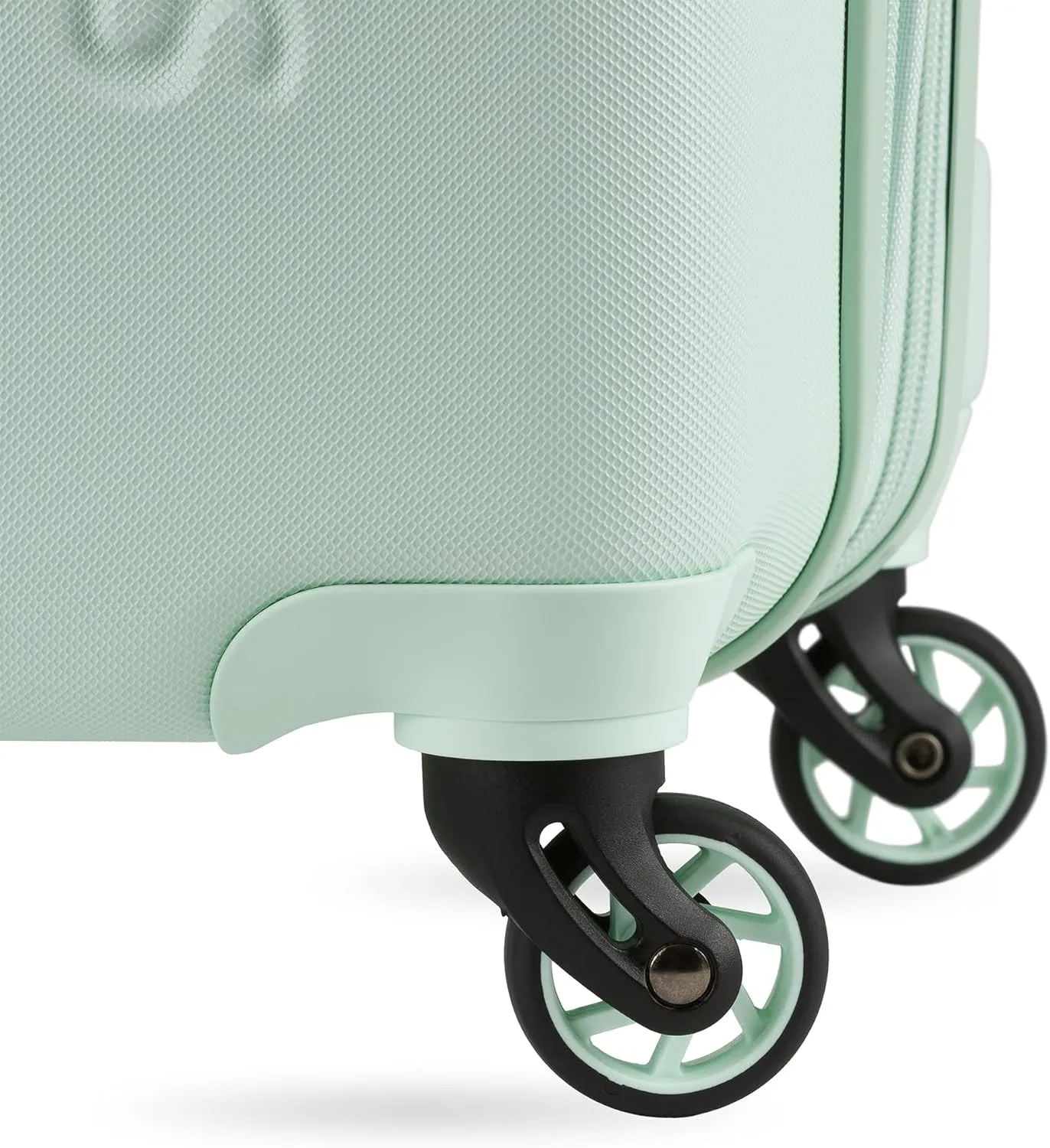 SwissGear 7366 Hardside Expandable Luggage with Spinner Wheels, Clearly Aqua, 3-Piece Set (19/23/27)