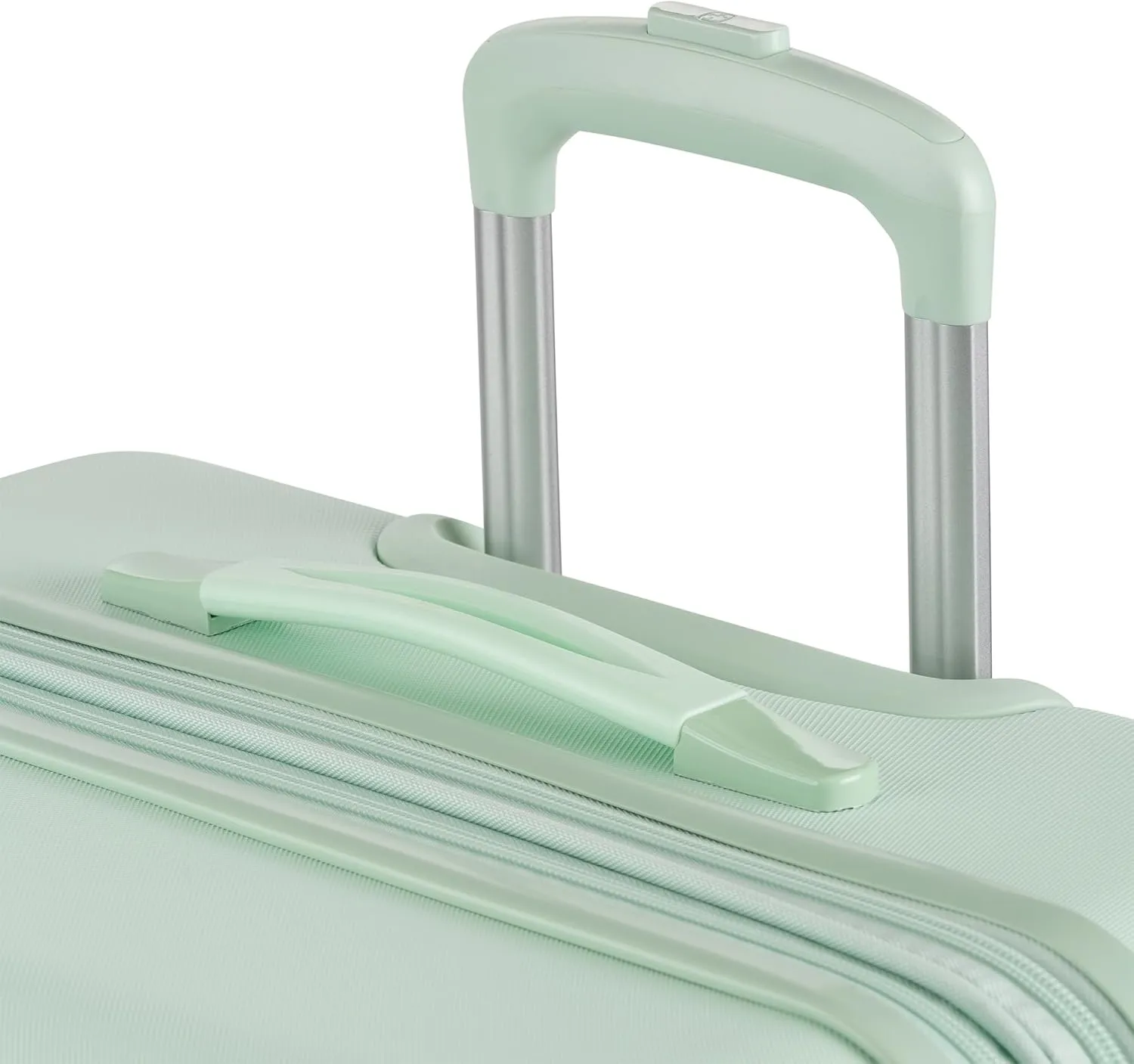 SwissGear 7366 Hardside Expandable Luggage with Spinner Wheels, Clearly Aqua, Checked-Large 27-Inch