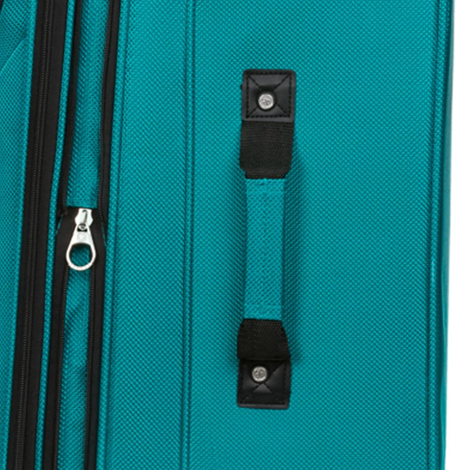SwissGear Sion Softside Expandable Luggage, Teal, Checked-Medium 25-Inch