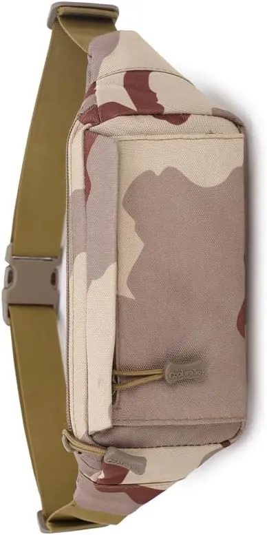 Tactical Waist Bag Multifunctional Shoulder Crossbody Large Fanny Pack Men Women Wallets for Work Travel Fishing (Beige)
