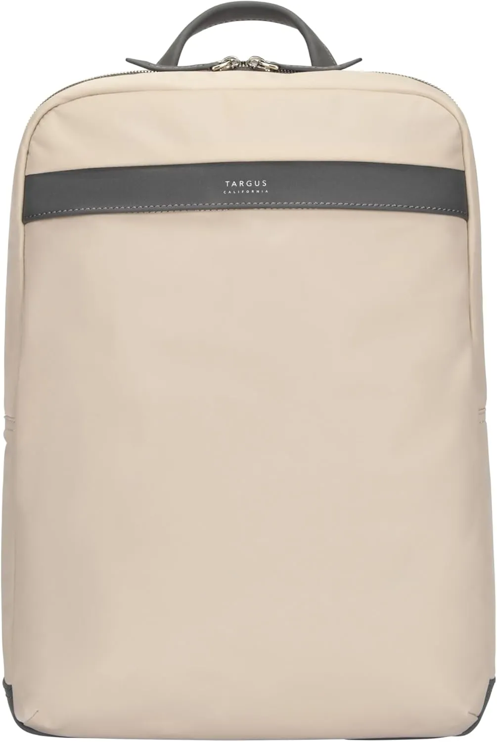 Targus 15" Newport Laptop Backpack, Tan - Men’s and Women’s Fashion Forward Backpack for Business and Travel, Fits Laptops Up To 15" (TBB59906GL)