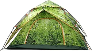 Tent Double Layer for 4 Person | Automatic Tent Oxford with Carry Bag | for Hiking Backpacking Survival Travel