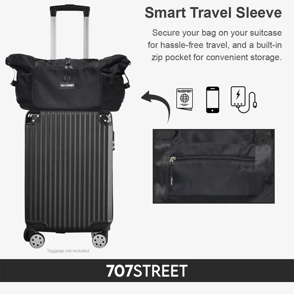 The Weekender Foldable Travel Bag for Women – Expandable Tote Bag for Trips and Daily Use