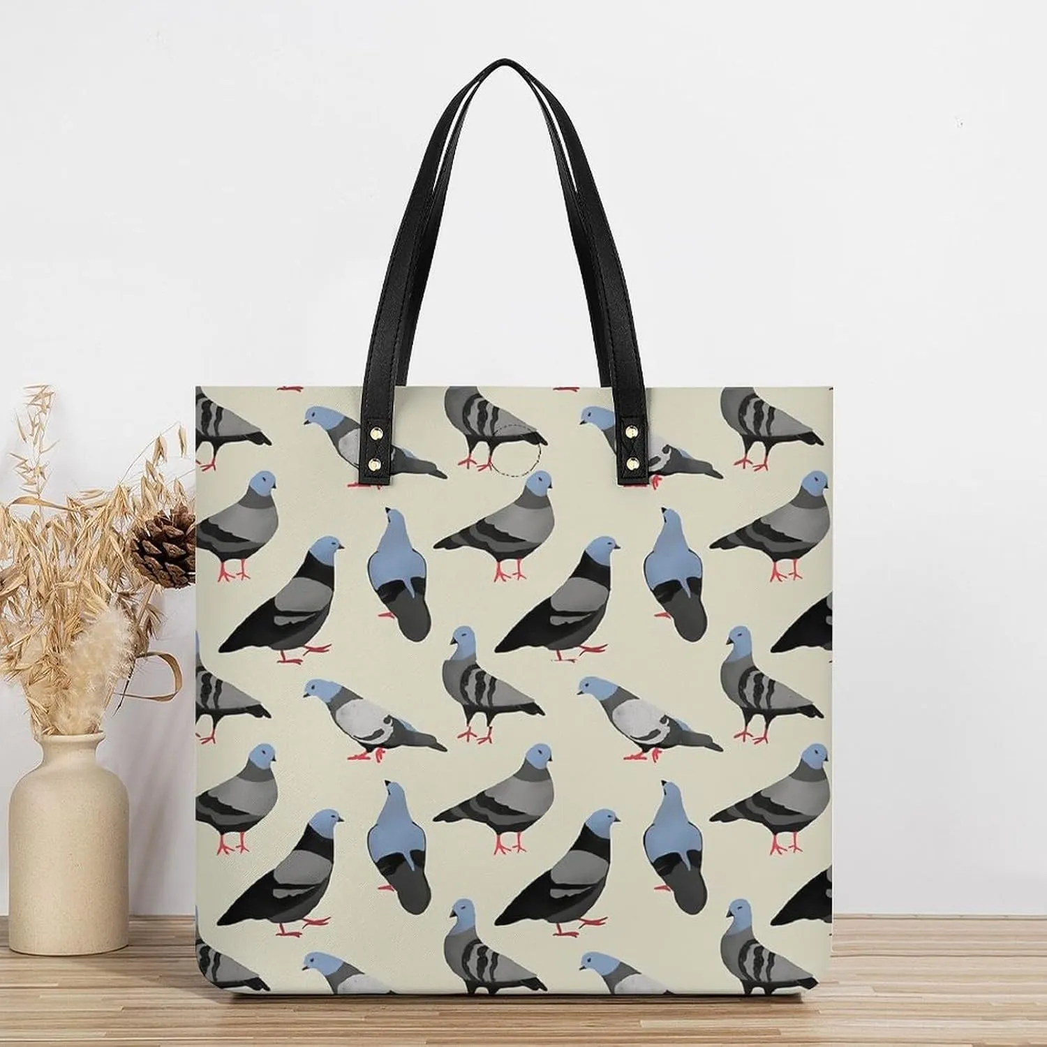 TigerPrint Fashionable All Printed Leather Handbag Unisex
