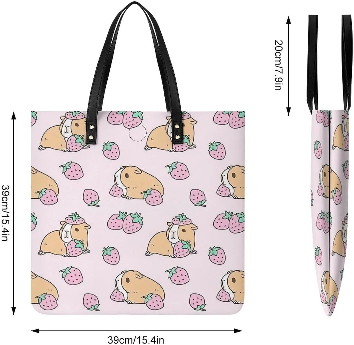 TigerPrint Fashionable All Printed Leather Handbag Unisex