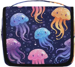 Toiletry Bag Hanging Toiletry Bag Travel Essentials Makeup Bag Travel Size Toiletries Bag Lovely Jellyfish Travel Essentials For Women Travel Containers For Toiletries
